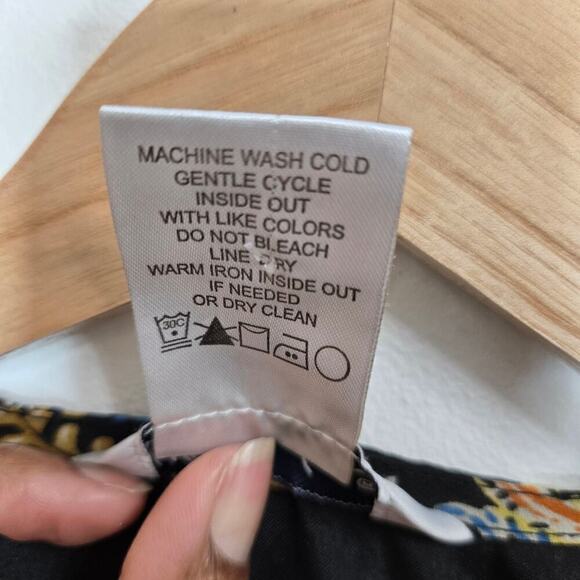 Ulla Popken Tunic 16/18 Sheer Boho Paisley Embroidered Sequins Blouse Whimsigoth - Picture 6 of 11